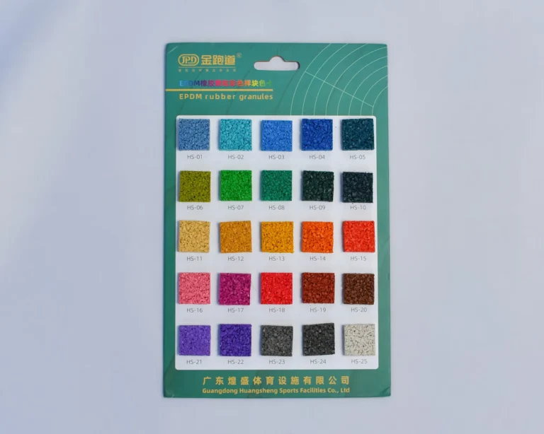 Muestrario de colores de EPDM de gránulo